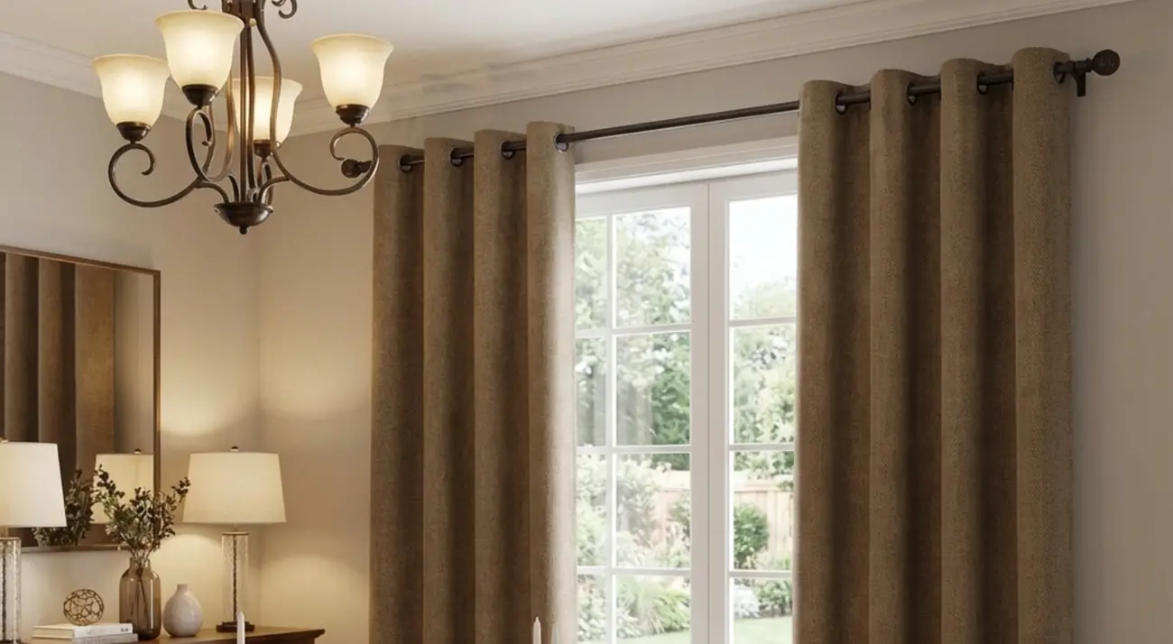 tende in case con soffitti bassi