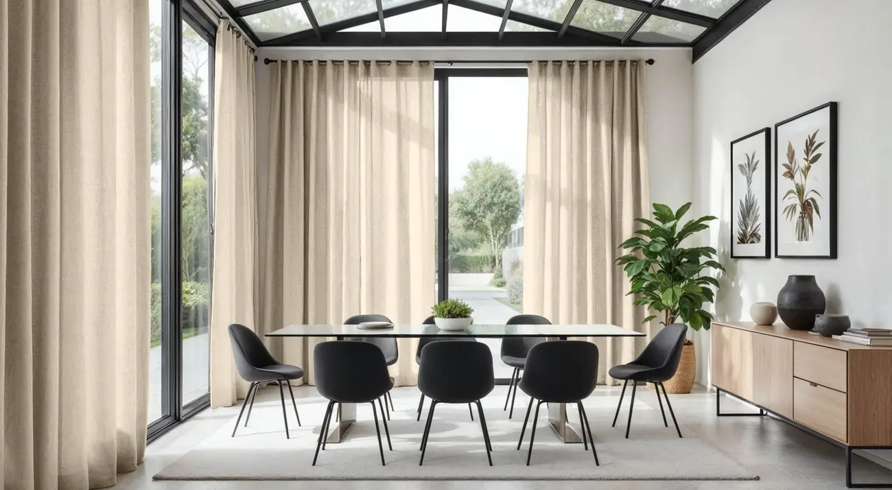 Tende per la veranda o il giardino d’inverno: idee eleganti e pratiche