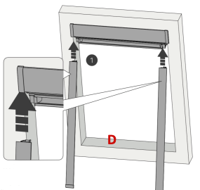 etape 3 pose store velux