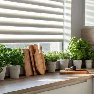 pulire tende a rullo