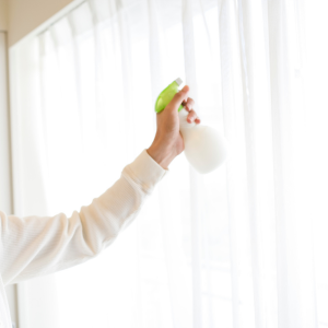 lavare tende in lino