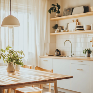 tende velate da cucina