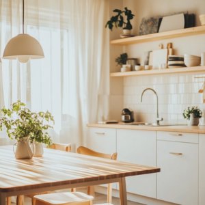 tende velate da cucina