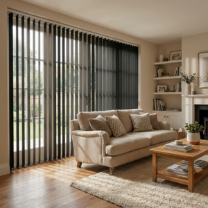 tende a bande verticali porta finestra