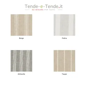 Tessuto tende velate - A effetto melange