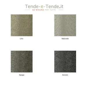 Tende filtranti aspetto tela di juta