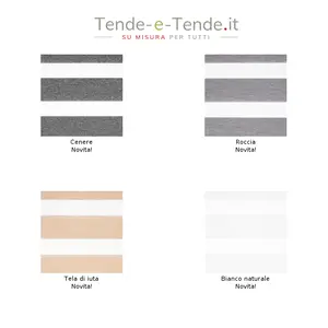Tende a rullo Day and night Filtranti Melange