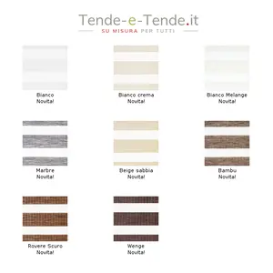 Tende a rullo Day and night Effetto Naturale