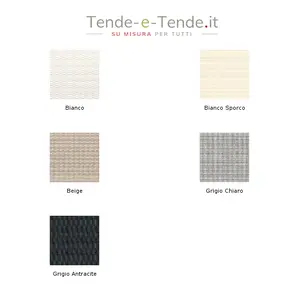 Tende per Esterni - Tessuto Filtranti Tinta Unita