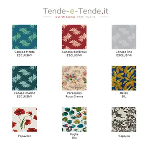 Tende con Motivi FIORI