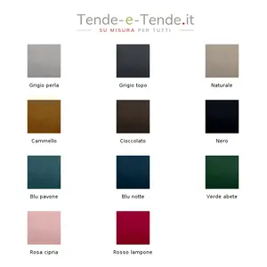 Tende in Velluto Tinta Unita