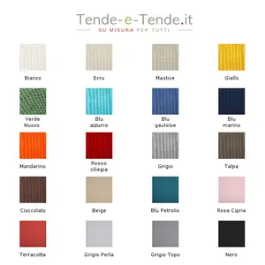 Tende a Pacchetto Filtranti Tinta Unita e Bicolori
