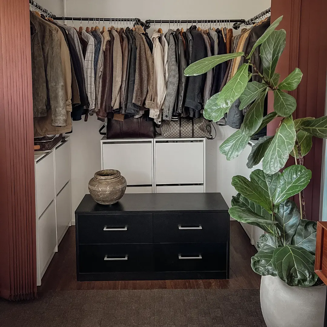 Tende verticali aperte nel dressing