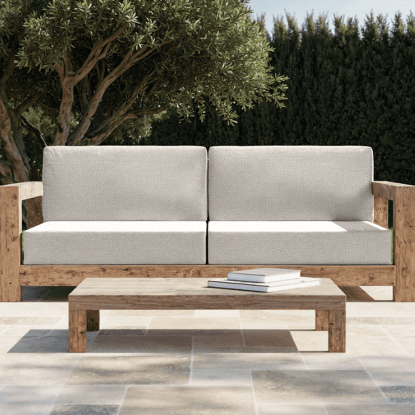 Cuscino per panca da esterno in tessuto Effeto Maglia: cuscino per