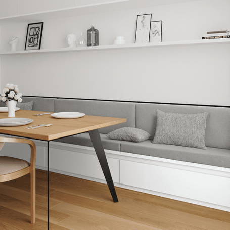  Cuscino Per Panca Da Interno Antimacchia - Oxford 