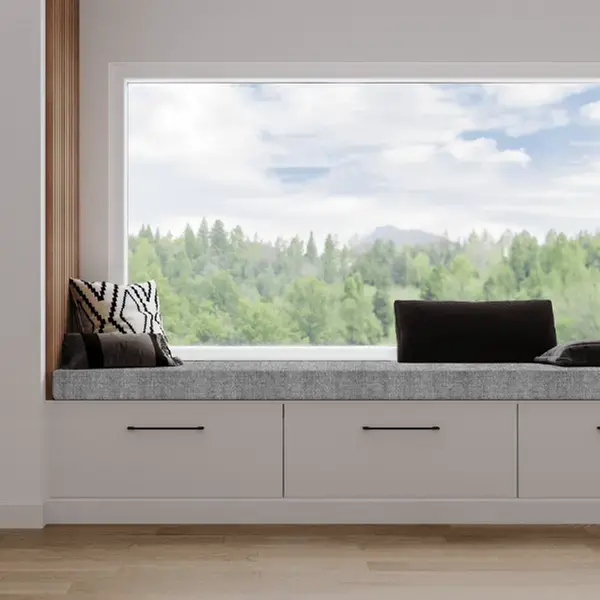  Cuscino per Panca da Interno Effetto Flanella 