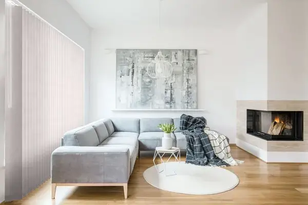  Tende a bande verticali Oscuranti melange 