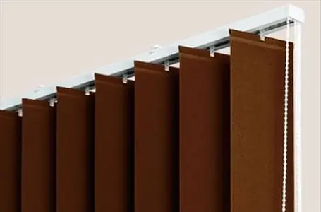 tenda a bande verticali oscurante tinta unita 127 mm su misura per soggiorno