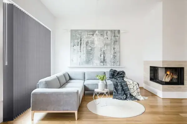  Tende a bande verticali Oscuranti effetto juta 