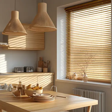  Veneziane in Legno Bambù 50 mm 