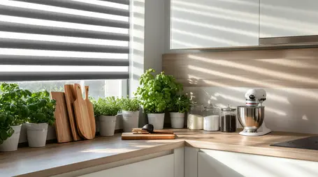  Tende a rullo Night and day​ Effetto melange 