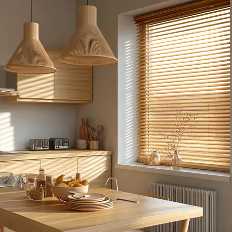 Veneziane in Legno Satinato 50 mm 